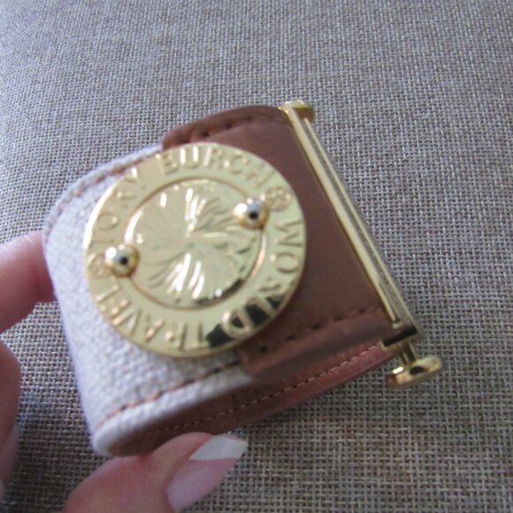 Tory Burch Classic Bracelet World Travel cuff gold plated - Picture 2 of 4